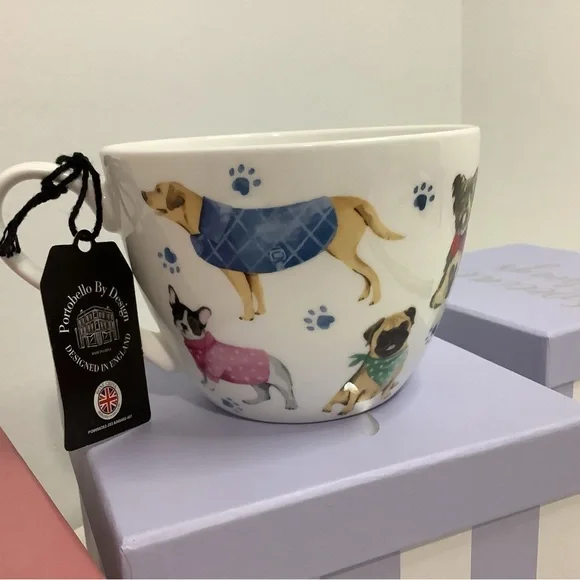 Portobello by Design Bone China Mug , Life is Better with a Dog , Brand New 🐾 - Picture 3 of 9